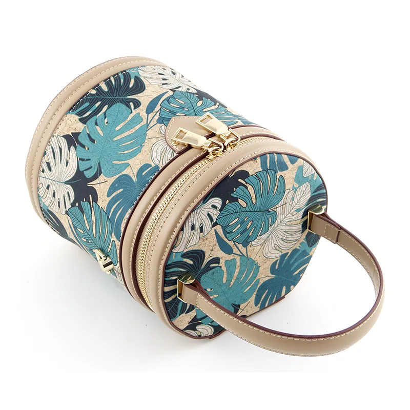 Vintage Texture Portuguese Cork Bag