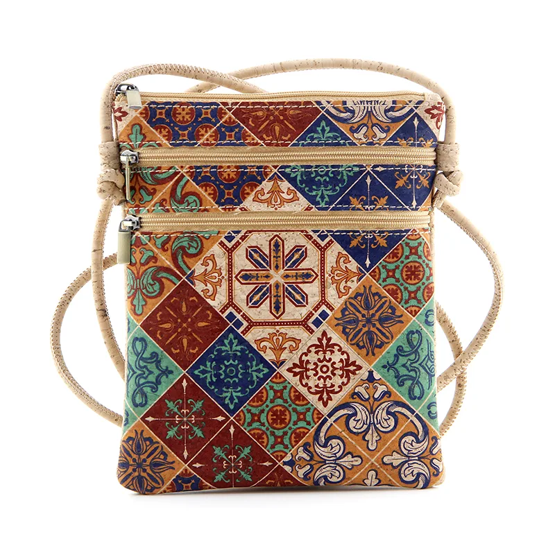 Minimalistische, stilvolle Tasche aus weichem Kork